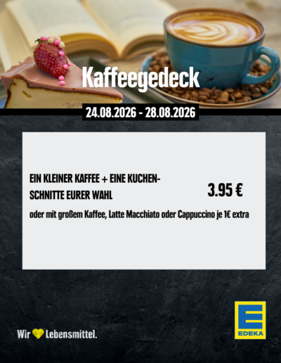E-Center Miller Aalen KW 35 Kaffeegedeck